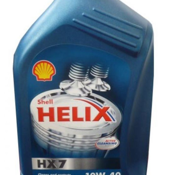 SHELL HELIX HX7 10W-40 А3 B4, SN CF Масло моторное полусинт. 1л