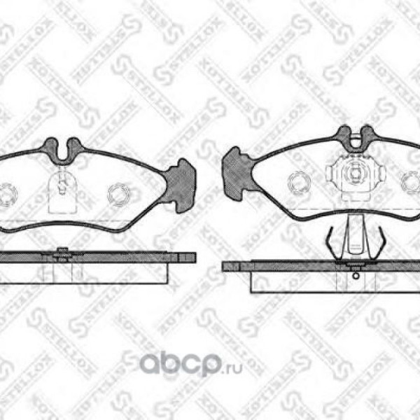 STELLOX Колодки дисковые !задн. MB Sprinter 95>,VW LT28-35 2.3-2.5TDi 96