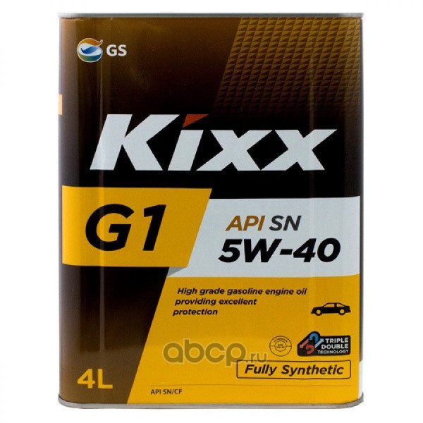 KIXX   МАСЛО МОТОРНОЕ KIXX G1 SN 5W-40 МЕТ. СИНТ. 4Л 