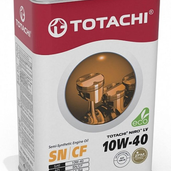  TOTACHI NIRO LV SEMI-SYNT SN CF 10W40 Масло моторное полусинт. (4L)