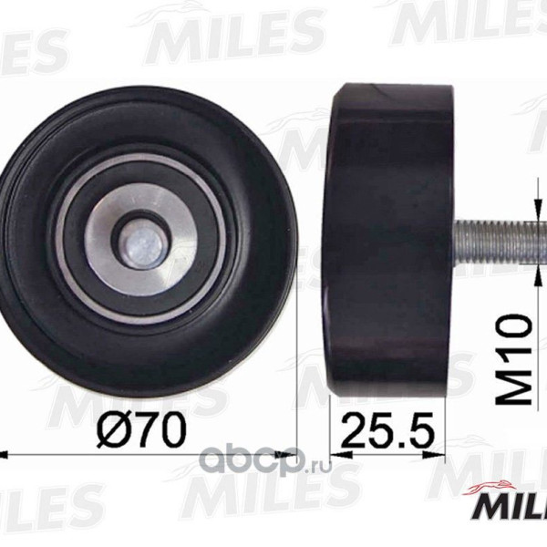 MILES  Ролик ремня приводного FORD FOCUS 98-06 01 1.8 2.0