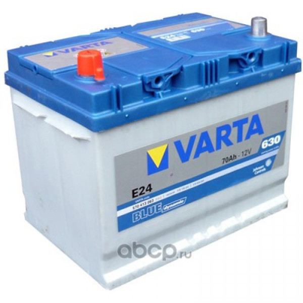  VARTA BLUE DYNAMIC 12V 70Ah 630A (261175220) ПП