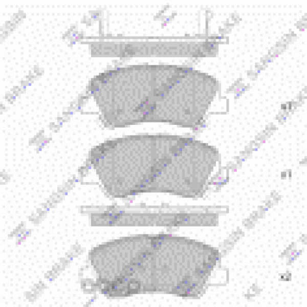 HI-Q  Колодки тормозные HYUN KIA SOLARIS RIO 17- перед. (58101H5A25)