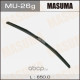 MASUMA  Щетка стеклоочистителя (650мм) гибрид.крючок