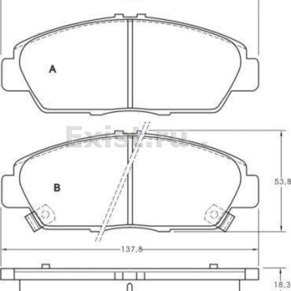 Колодки  тормозные задние Citroen Jumper / Fiat Ducato / Peugeot Boxer